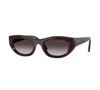 VOGUE EYEWEAR Donna VOGUE EYEWEAR VO5616S 24268G Occhiali da sole Nylon Rosso Grigio Cat Eye Normale Sfumato