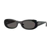VOGUE EYEWEAR Donna VOGUE EYEWEAR VO5582S W44/87 Occhiali da sole Acetato Nero Grigio Rotonda Normale