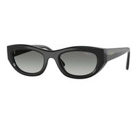 VOGUE EYEWEAR Donna VOGUE EYEWEAR VO5616S W44/11 Occhiali da sole Nylon Nero Grigio Cat Eye Normale Sfumato