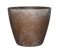 Vogue - Fioriera classica per casa e giardino, in resina, rame stagionato, 20,3 cm