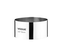 Vogue, formina rotonda da cucina per mousse/torta, 7 x 3,5 cm