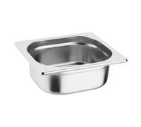 Vogue, Gastronorm, contenitore per alimenti misura 1/6, in acciaio inox, profondità 65 mm