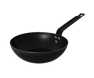 Vogue GG722 nero wok di ferro, 280 mm