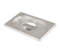 Vogue K939 coperchio in acciaio inox con impugnatura centrale per 2/1 GASTRONORM Pan