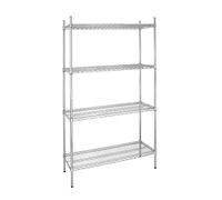 VOGUE L927 scaffalatura a 4 ripiani filo kit, 457 mm (45,7 cm).