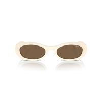 VOGUE EYEWEAR Donna VO5582S 316773 Occhiali da sole Acetato Bianco Marrone Rotonda Normale