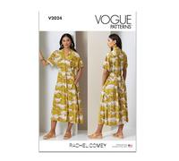 Vogue Paper Pattern V2024U5 - Abito da donna di Rachel Comey U5 (16-18-20-22-24)