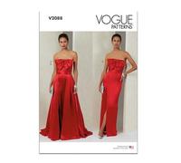Vogue Paper Patterns V2088B5 - Cartamodello per abito e gonna da donna, taglie dalla 38 alla 46