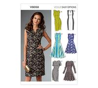 Vogue Patterns 9050 - Cartamodello per Abito da Donna, Taglie E5 14/16/18/20/22 (48-56), Multicolore (Lingua Inglese)