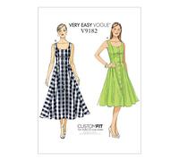 Vogue Patterns Cartamodello per Abito da Donna 9182 – Taglie 6-14