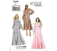 Vogue Patterns 9296 E5 Vestito da Donna, Carta o cartoncino, Multicolore, 15.00 x 0.5 x 22.00 cm