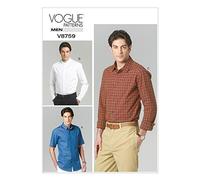 VOGUE PATTERNS Men's Shirt - MUU (34-36 - 38-40) Pattern