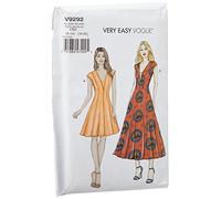 Vogue Patterns Vogue Pattern 9292 OS, Giacca da Donna e Dickie, Taglie dalla 38 alla 54, Tessuto, Multicolore, 15.00 x 0.5 x 22.00 cm