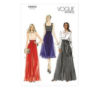 Vogue Patterns Motivo di Carta, Chiffon, Multicolore, E5 (14-16-18-20-22)