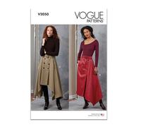 Vogue Patterns Paper Pattern V2050Y5 - Cartamodello per gonne e cinture, da donna, taglie dalla 50 alla 52 alla 54