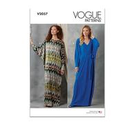 Vogue Patterns Paper Pattern V2057A - Cartamodello da donna con caftani e fusciacche A (XS-S-M-L-XL-XXL)
