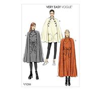 Vogue Patterns Signore Mantello e Cintura, Fazzoletto, Multicolore, 15.00 x 0.5 x 22.00 cm