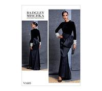 Vogue Patterns V1605A5 V1605, Moda, Cucito, Modello, Carta, Bianco, 6-8-10-12-14