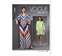 Vogue Patterns V1803ZZ - Cartamodello per abito da donna, taglia XL, taglia XXL