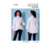 Vogue Patterns V1845F5 - Cartamodello per gilet da donna, taglia 44/18/20/22/24