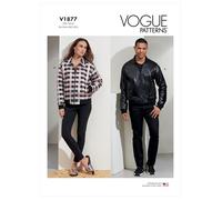 Vogue Patterns V1877XM Giacca Unisex XM (S-M-L)