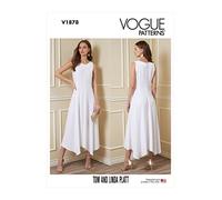 Vogue Patterns V1878E5 Vestito da donna E5 (14-16-18-20-22)