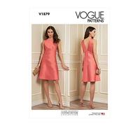 Vogue Patterns V1879E5 Vestito da donna E5 (14-16-18-20-22)