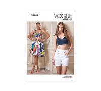 Vogue Patterns V1893A5 Abbigliamento sportivo da donna A5 (6-8-10-12-14)
