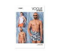 Vogue Patterns V1897XM Abbigliamento sportivo uomo/ragazzo XM (S-M-L)