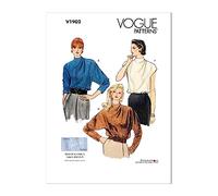 Vogue Patterns V1902A5 - Gilet da donna, formato A5 (6-8-10-12-14)