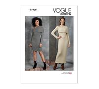 Vogue Patterns V1906Y5 Vestito da donna Y5 (18-20-22-24-26)