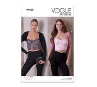 Vogue Patterns V1938Y5 Top da donna Y5 (18-20-22-24-26)