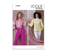 Vogue Patterns V1939B5 - Top da donna, B5 (8-10-12-14-16)