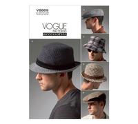 VOGUE PATTERNS V8869 Modello per cucire cappelli da uomo