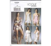 VOGUE PATTERNS V8888 Modello per cucire vestaglie/sottovesti/canottiere e mutandine da donna, taglia A5 (6-8-10-12-14)