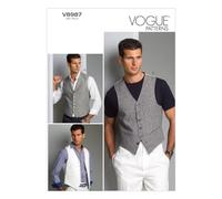 Vogue Patterns V8987 - Cartamodello per Gilet da Uomo, Taglie MXX 40/42/ 44/46