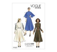 Vogue Patterns Vogue V9327, Moda, Cucito, Modello, Carta/Cartoncino, Bianco, 6-8-10-12-14