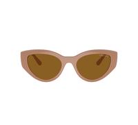 VOGUE EYEWEAR Donna VO5566S 312183 Occhiali da sole Nylon Beige Marrone Cat Eye Polarizzata
