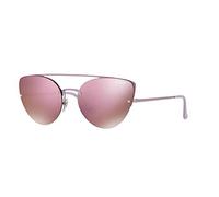 VOGUE Donna 0VO4074S 50765R 57 Occhiali da sole, Rosa (Matte Pink/Darkbrownmirrorpink)
