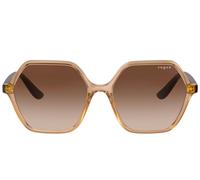 Vogue VO5361S Women's Sunglasses - 55mm Hexagonal Frame, Gradient Lenses, Multiple Color Options