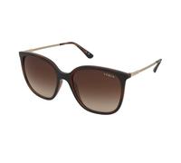 VOGUE EYEWEAR Donna VO5564S 238613 Occhiali da sole Nylon Marrone Marrone Squadrata Normale Sfumato