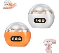 Voguehom Sunbowf Relaxrich Multi-Functional Electric Nail Trimmer, Brittrove 3-in-1 Automatic Fingernail Trimmer Quiet, 3 Speed Adjustable, USB Rechargeable for Adults Senior (2Pcs*Mix)