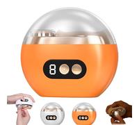 Voguehom Sunbowf Relaxrich Multi-Functional Electric Nail Trimmer, Electric Nail Clipper, 2-in-1 Automatic Fingernail Trimmer Quiet, for Adults, Seniors, 3 Speed Adjustable (Orange)