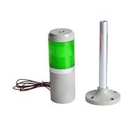 Vogueing Tool 220 V Luce di avvertimento LED verde normalmente luminosa Luce di allarme silenziosa per area automobilistica, di lavoro e residenziale
