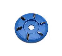 Vogueing Tool 90 mm per fresatura a disco rotante a disco per smerigliatrice angolare con apertura da 16 mm, blu (arco 6 denti)