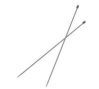 Vogueing Tool Ferri da Maglia a Punta Singola 2 Pezzi/Set Ferri da Maglia Lunghi 35CM Set di Ferri da Maglia in Alluminio Classici per Lavorazione a Maglia Fatta a Mano Strumenti Fai da Te (3,5MM)