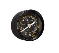 Vogueing Tool - Manometro pneumatico da 0 a 150 PSI con quadrante da 40 mm e filettatura BSP da 1/8", supporto posteriore nero