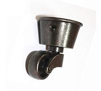Vogueing Tool Ruote girevoli, in ottone massiccio, con vite a vite, stile vintage, stile vintage, 1 pezzo di ruote universali per mobili per divani e tavoli, sedie
