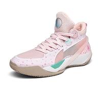 Voguerra Scarpe da Basket Resistenti, comode e Traspiranti, Antiscivolo e Resistenti all'Usura, potenziano Il Tuo Viaggio nel Basket Fan di Basket(Pink,38 EU)
