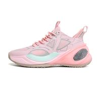 Voguerra Scarpe Sportive Alte in Tessuto for Allenamento da Basket da Uomo Fan di Basket(Pink,45 EU)